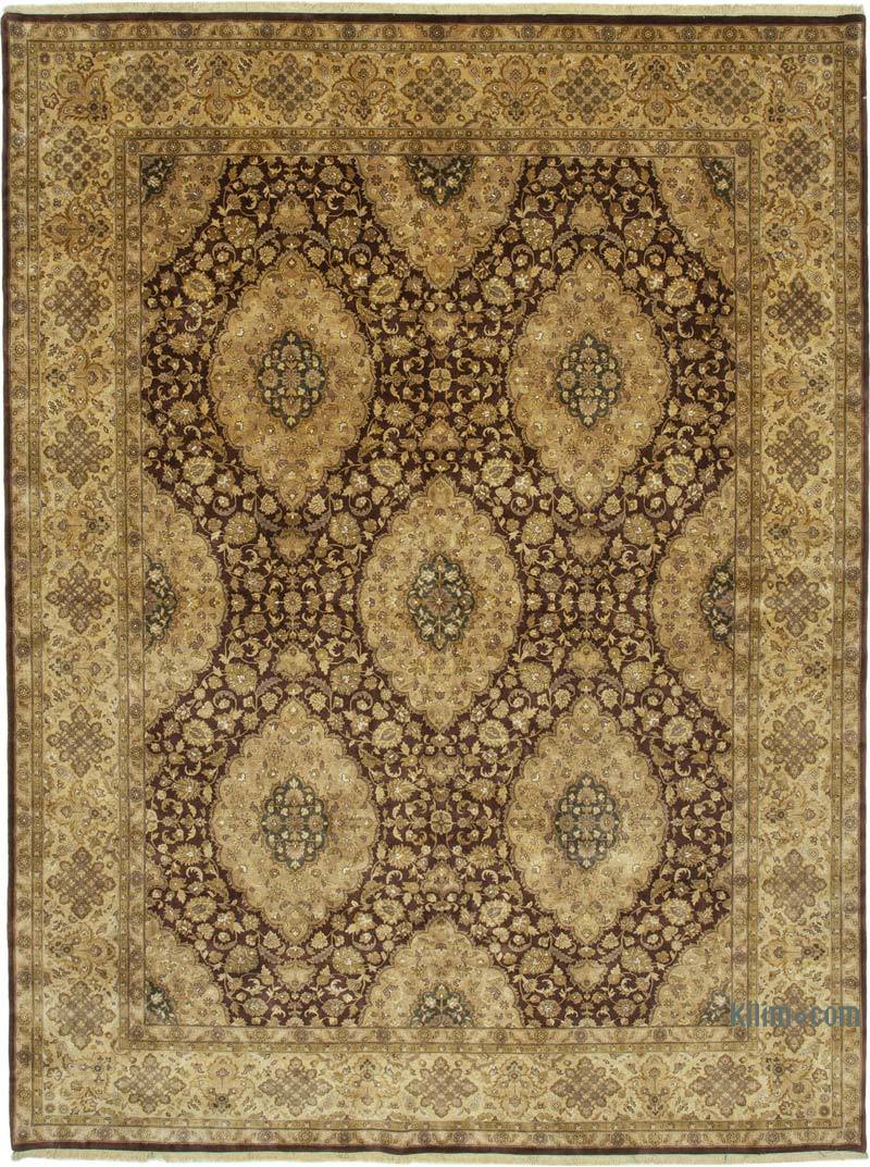 New Hand Knotted Wool Oushak Rug - 9' 2" x 12' 2" (110" x 146") - K0040905
