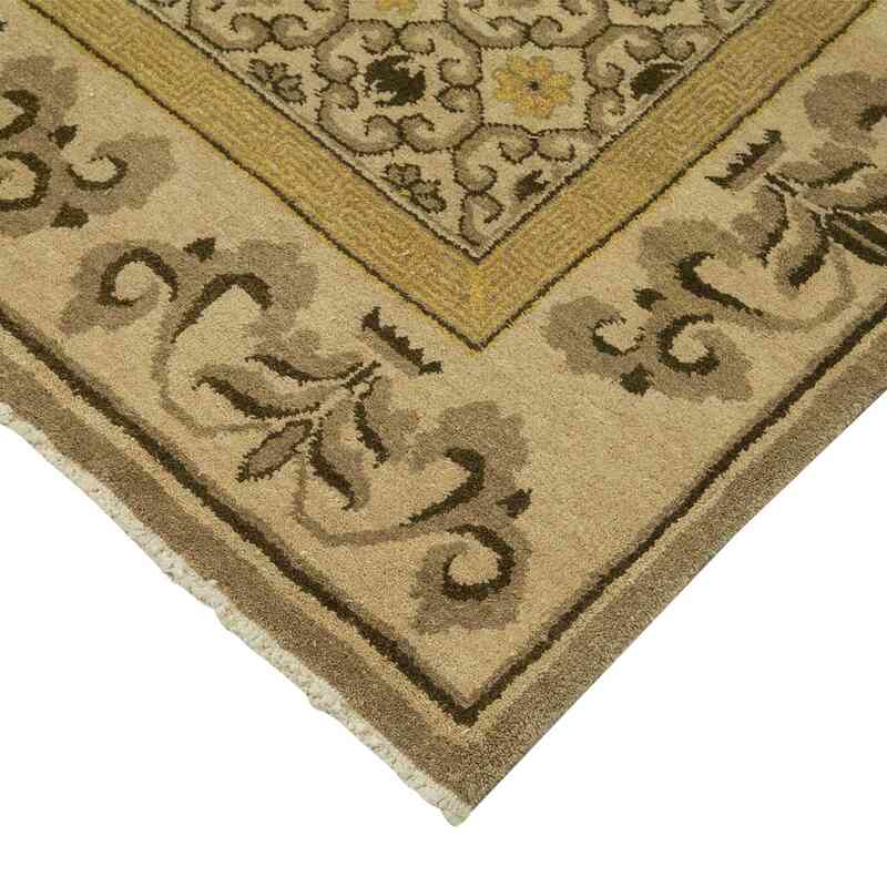 New Hand Knotted Wool Oushak Rug - 9' 11" x 15' 4" (119" x 184") - K0040926