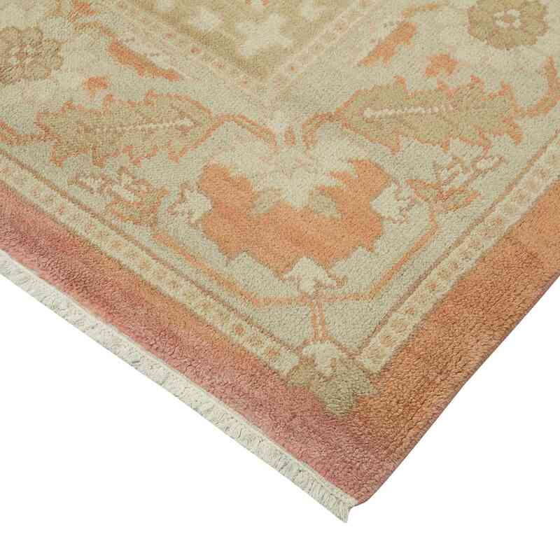 New Hand Knotted Wool Oushak Rug - 8'  x 10'  (96" x 120") - K0040933