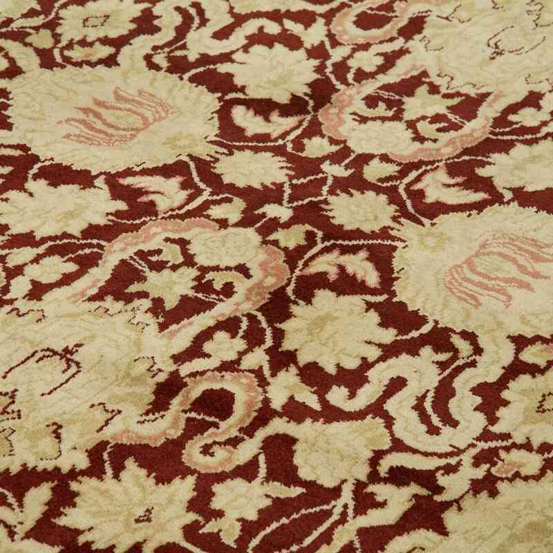 New Hand Knotted Wool Oushak Rug - 9' 2" x 11' 11" (110" x 143") - K0040941