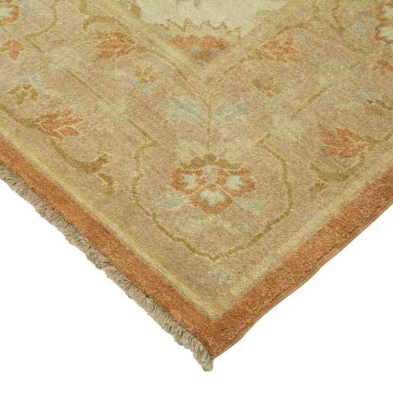 New Hand Knotted Wool Oushak Rug - 8' 1" x 10' 1" (97" x 121") - K0040958