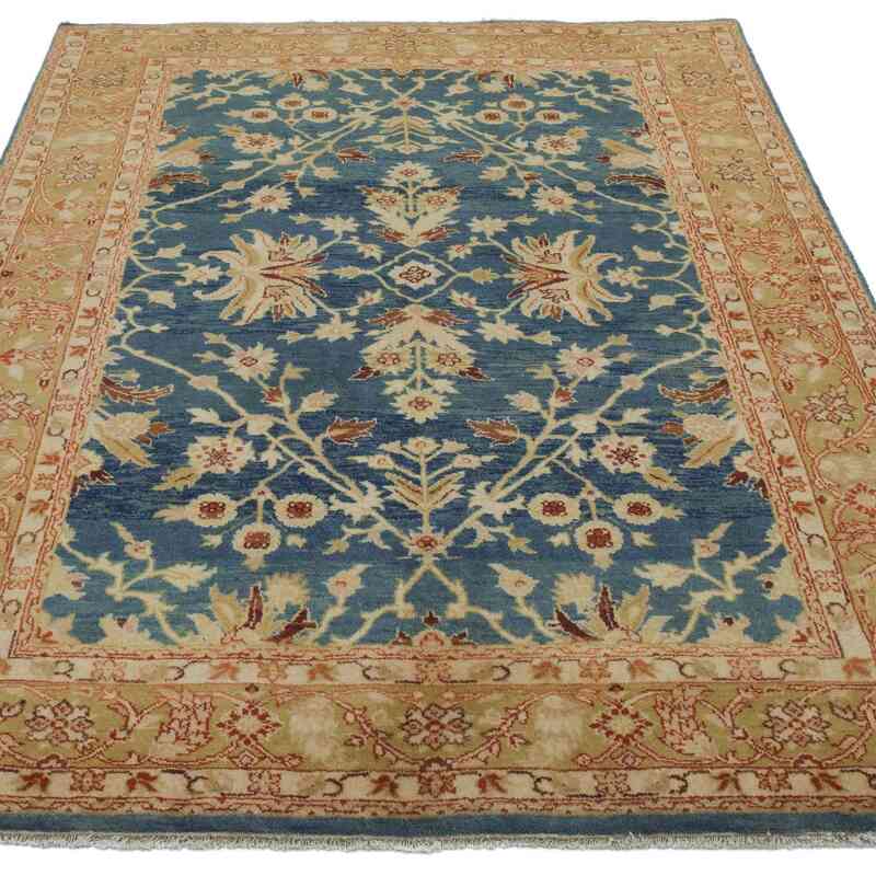 New Hand Knotted Wool Oushak Rug - 4'  x 6' 1" (48" x 73") - K0040991