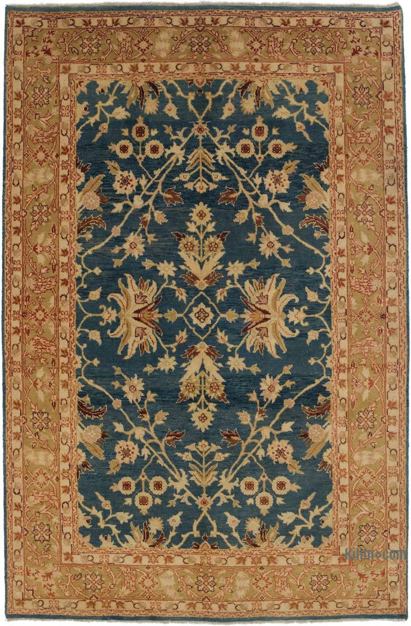 New Hand Knotted Wool Oushak Rug - 4'  x 6' 1" (48" x 73") - K0040991