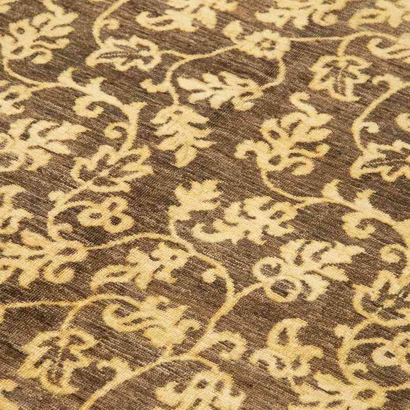 New Hand Knotted Wool Oushak Rug - 6'  x 9' 1" (72" x 109") - K0040994