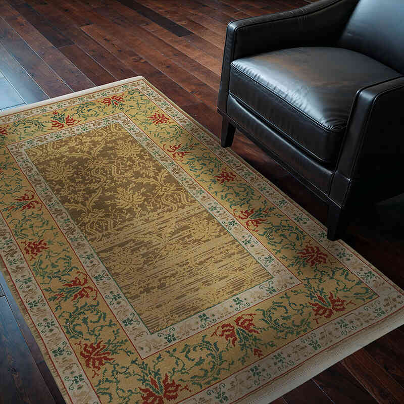 New Hand Knotted Wool Oushak Rug - 4' 1" x 5' 11" (49" x 71") - K0040995