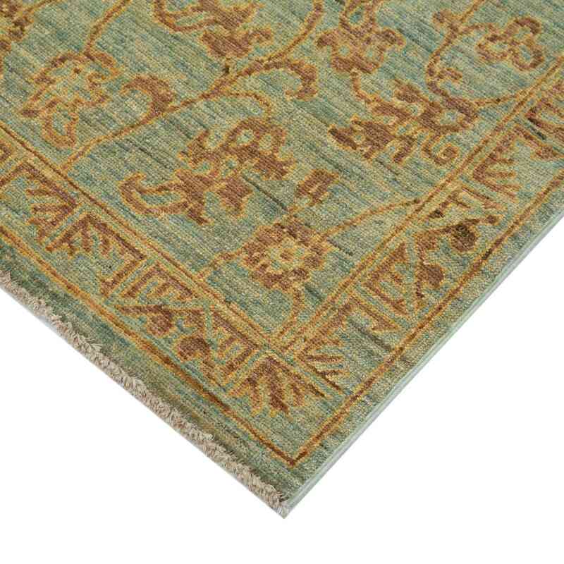 New Hand Knotted Wool Oushak Rug - 3'  x 5' 9" (36" x 69") - K0040998