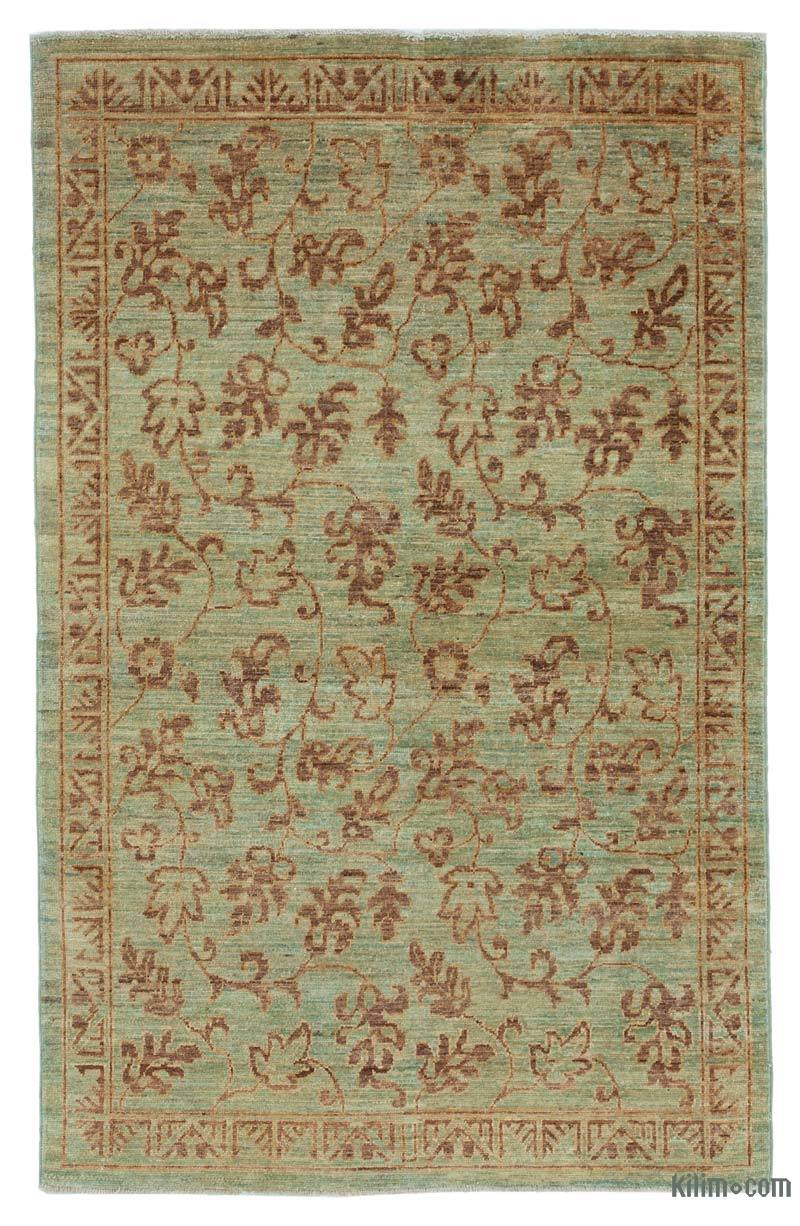 New Hand Knotted Wool Oushak Rug - 3' 9" x 5' 10" (45" x 70") - K0040999