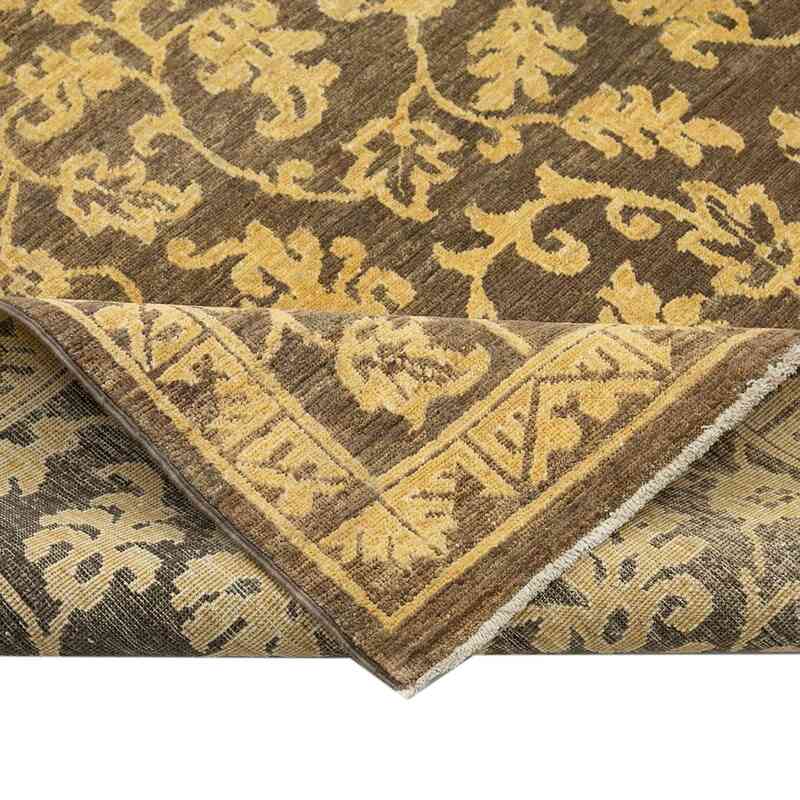 New Hand Knotted Wool Oushak Rug - 7' 9" x 9' 5" (93" x 113") - K0041001