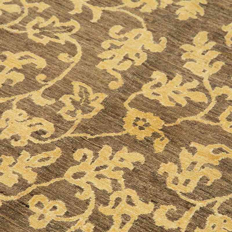 New Hand Knotted Wool Oushak Rug - 3' 11" x 5' 10" (47" x 70") - K0041008