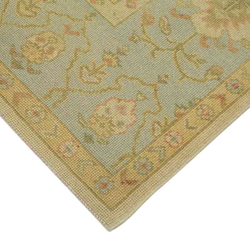 New Hand Knotted Wool Oushak Rug - 8' 6" x 11' 3" (102" x 135") - K0041012