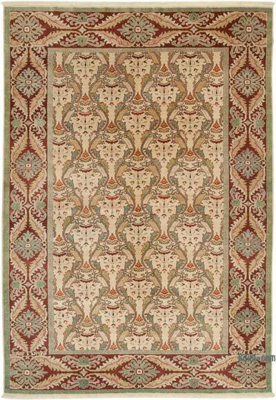 New Hand Knotted Wool Oushak Rug - 6' 6" x 9' 6" (78" x 114")