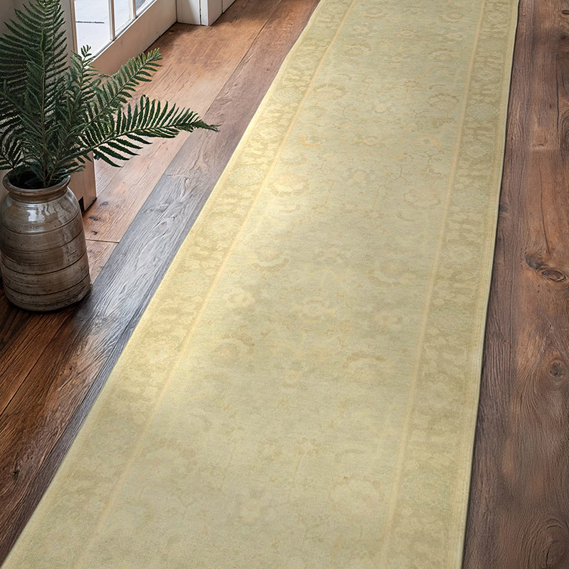 New Oushak Runner Rug - 2' 7" x 11' 9" (31" x 141") - K0041052