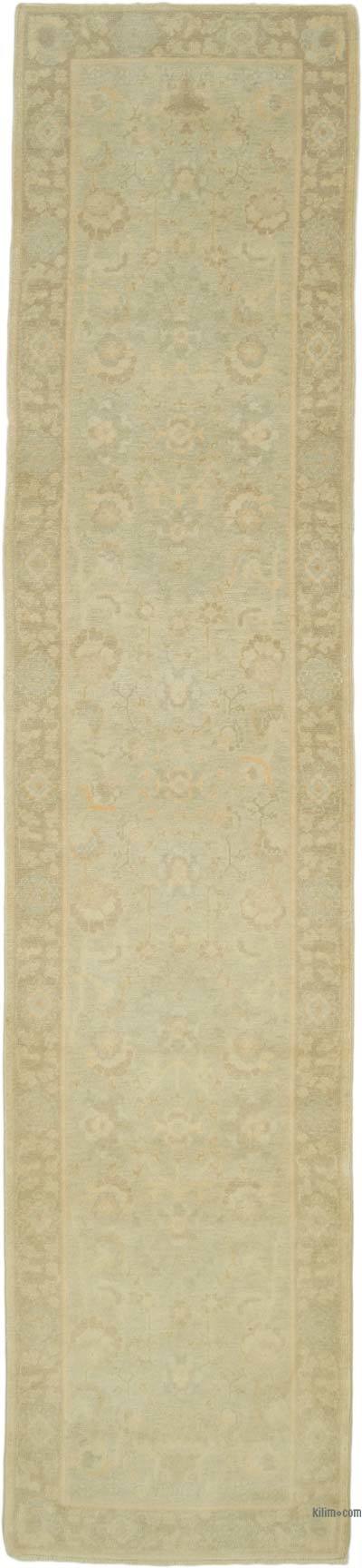 Nueva Alfombra Ushak Tejida a Mano - 80 cm x 359 cm