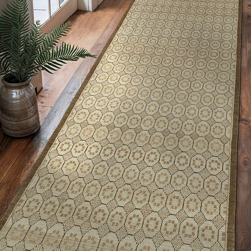 Yeni El Dokuma Uşak Halısı - 96 cm x 309 cm - K0041077