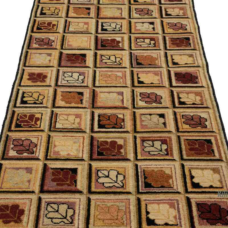 New Hand Knotted Wool Rug - 2' 6" x 16'  (30" x 192") - K0041089
