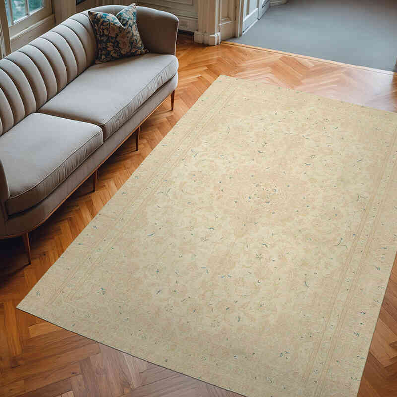 El Dokuma Vintage Halı - 205 cm x 295 cm - K0041108
