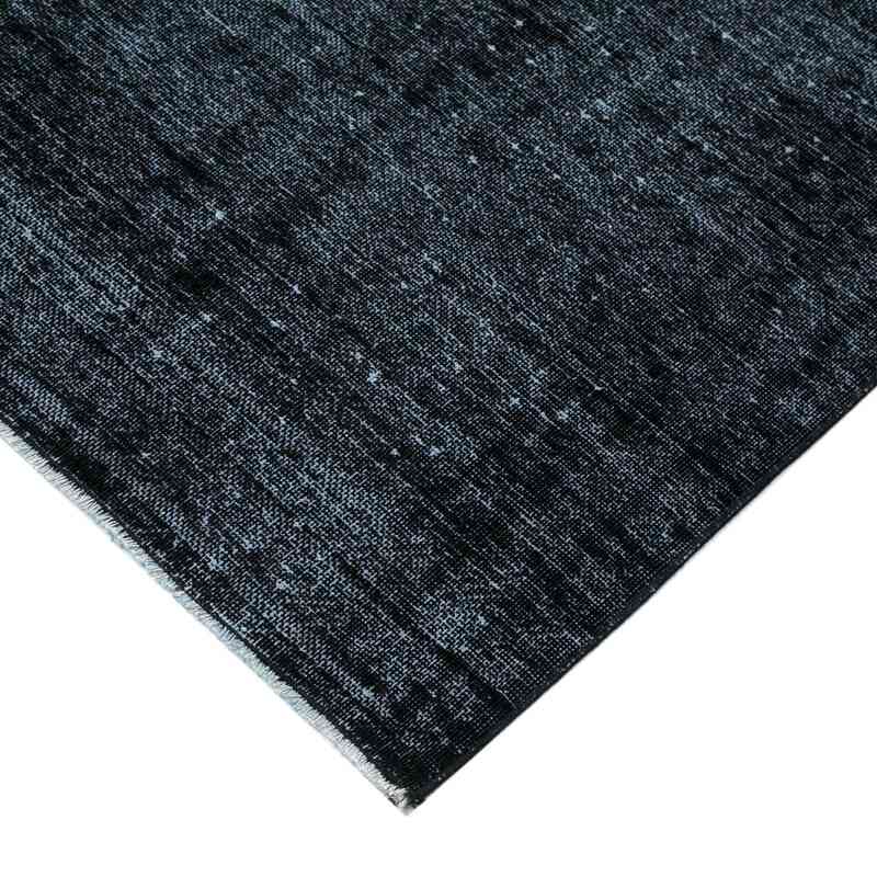 Black Over-dyed Vintage Hand-Knotted Oriental Rug - 9' 7" x 12' 8" (115" x 152") - K0041120