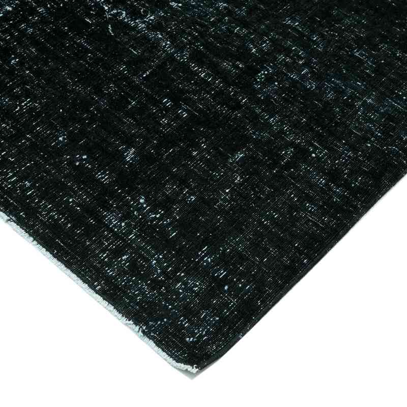 Black Over-dyed Vintage Hand-Knotted Oriental Rug - 9' 4" x 12' 1" (112" x 145") - K0041129