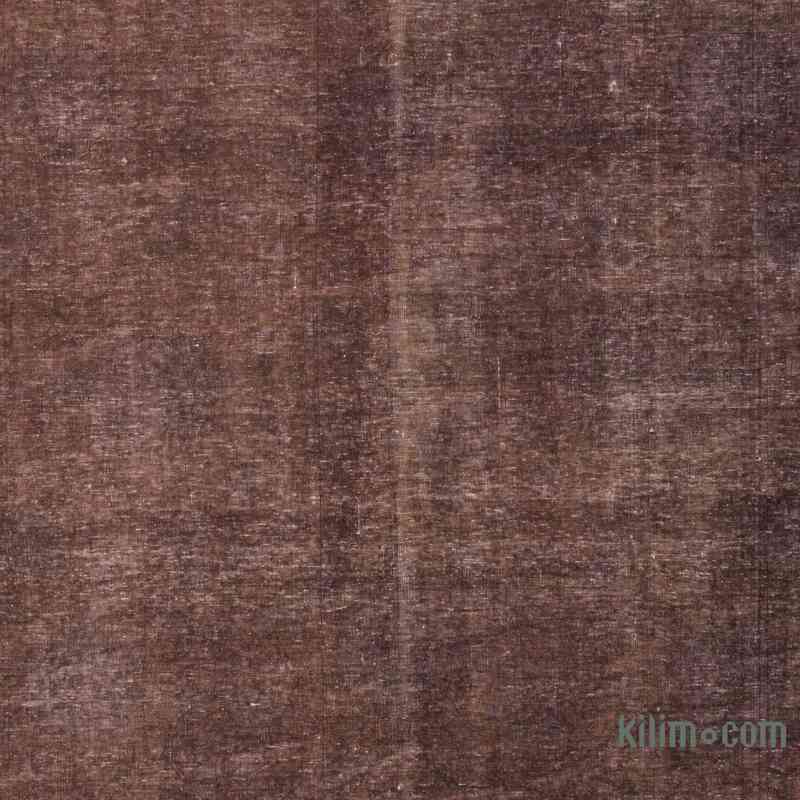 Purple Over-dyed Vintage Hand-Knotted Oriental Rug - 9' 5" x 12' 2" (113" x 146") - K0041131