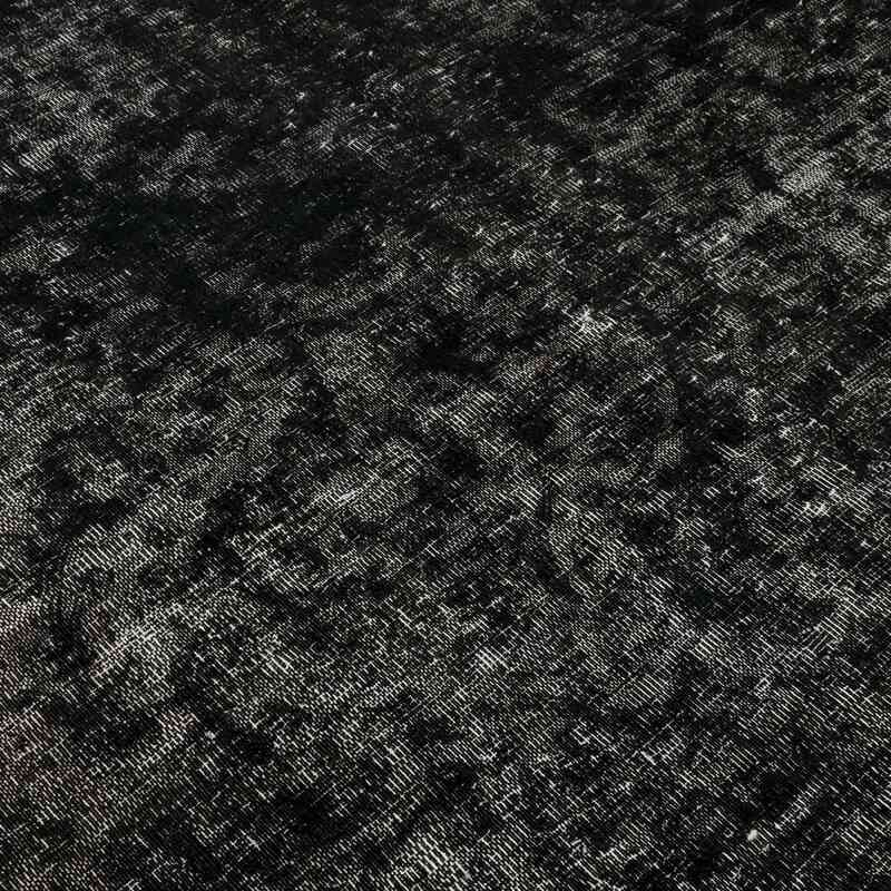 Siyah Boyalı El Dokuma Vintage Halı - 291 cm x 386 cm - K0041217