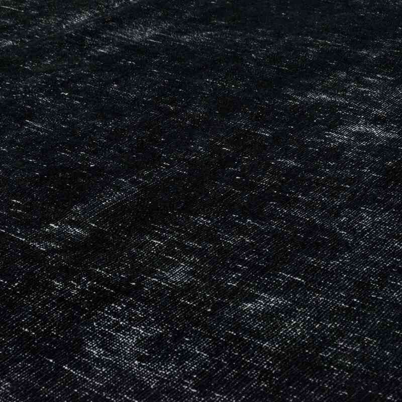 Black Over-dyed Vintage Hand-Knotted Oriental Rug - 9' 6" x 13' 5" (114" x 161") - K0041218