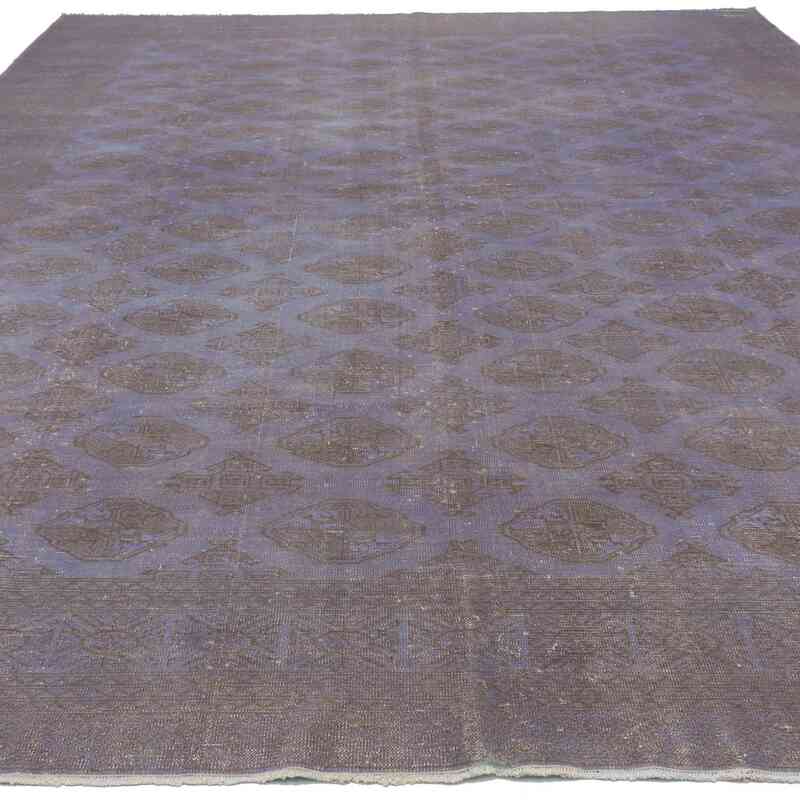 Over-dyed Vintage Hand-Knotted Oriental Rug - 9' 7" x 12' 3" (115" x 147") - K0041311