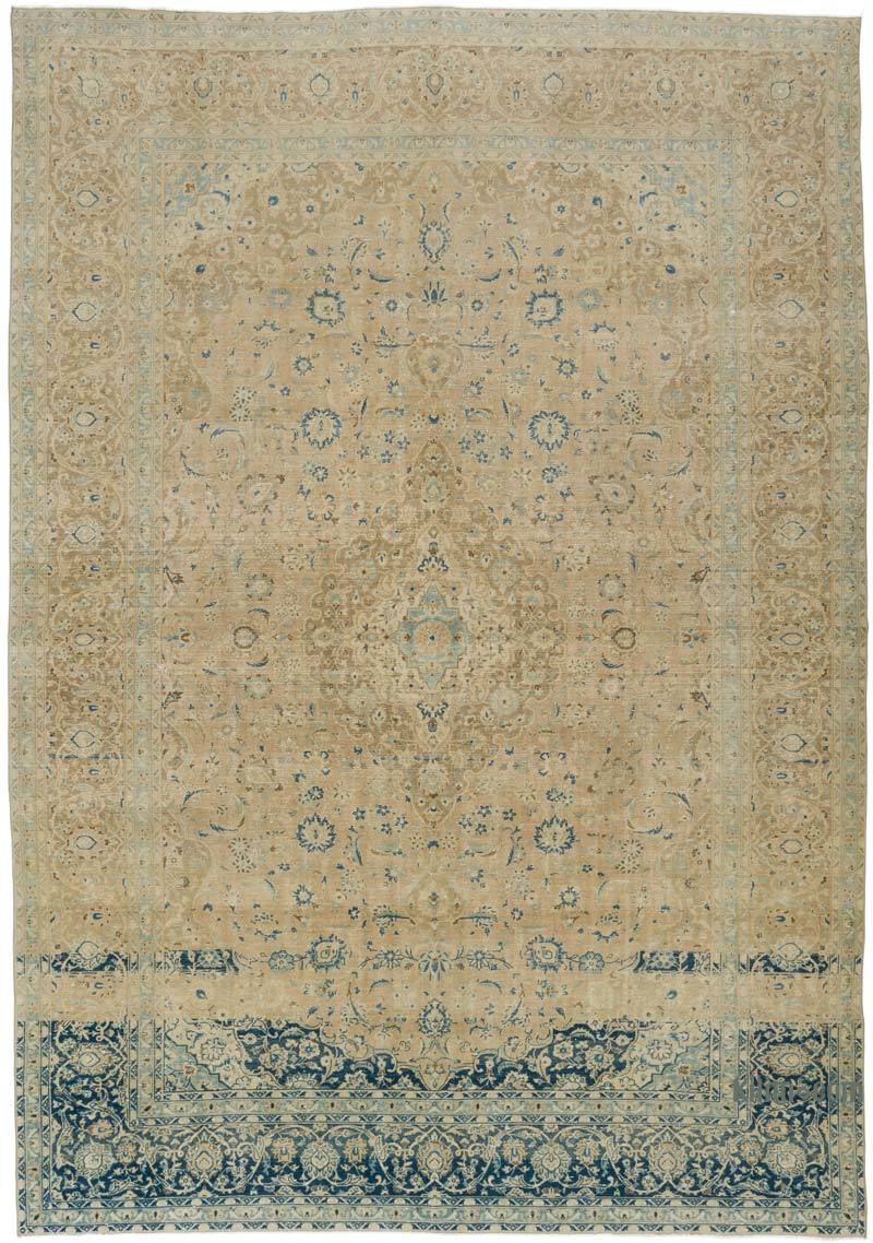 Vintage Hand-Knotted Oriental Rug - 9' 8" x 13' 9" (116" x 165") - K0041319