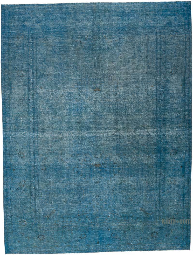Over-dyed Vintage Hand-Knotted Oriental Rug - 9' 6" x 12' 7" (114" x 151") - K0041339