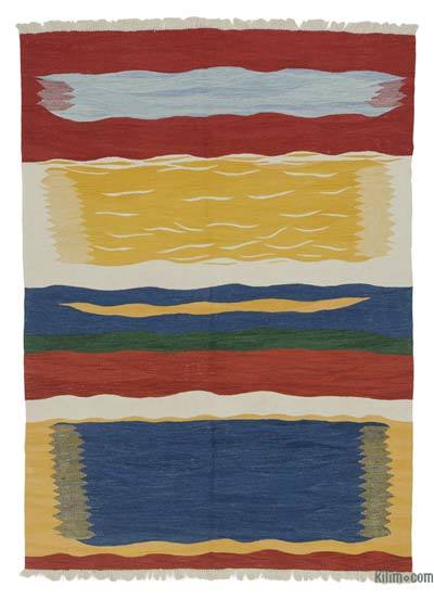 Multicolor New Handwoven Turkish Kilim Rug