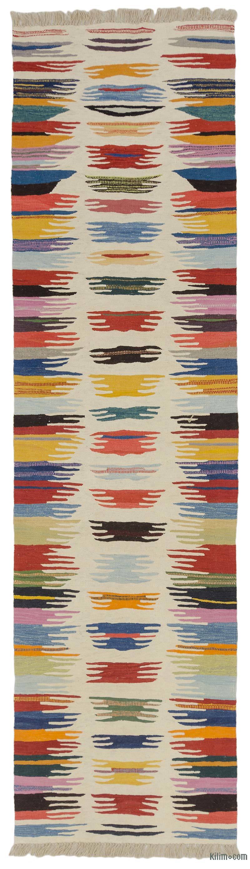 Çok Renkli Yeni El Dokuma Kilim - K0043335