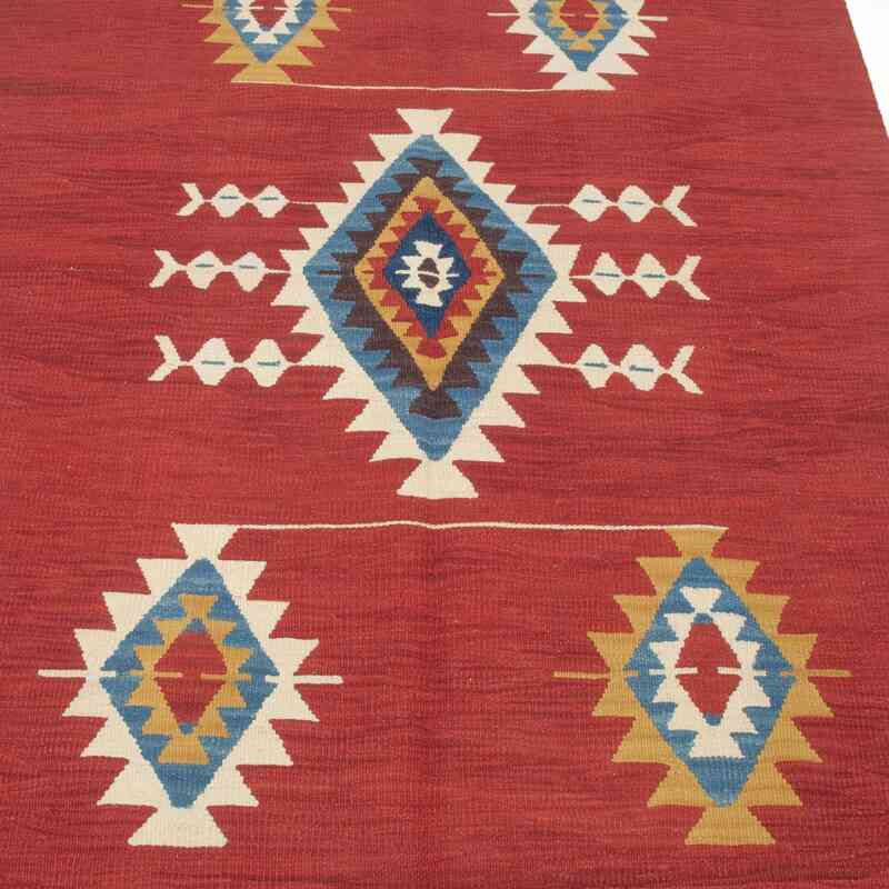 Kırmızı Yeni El Dokuma Kilim - K0043361