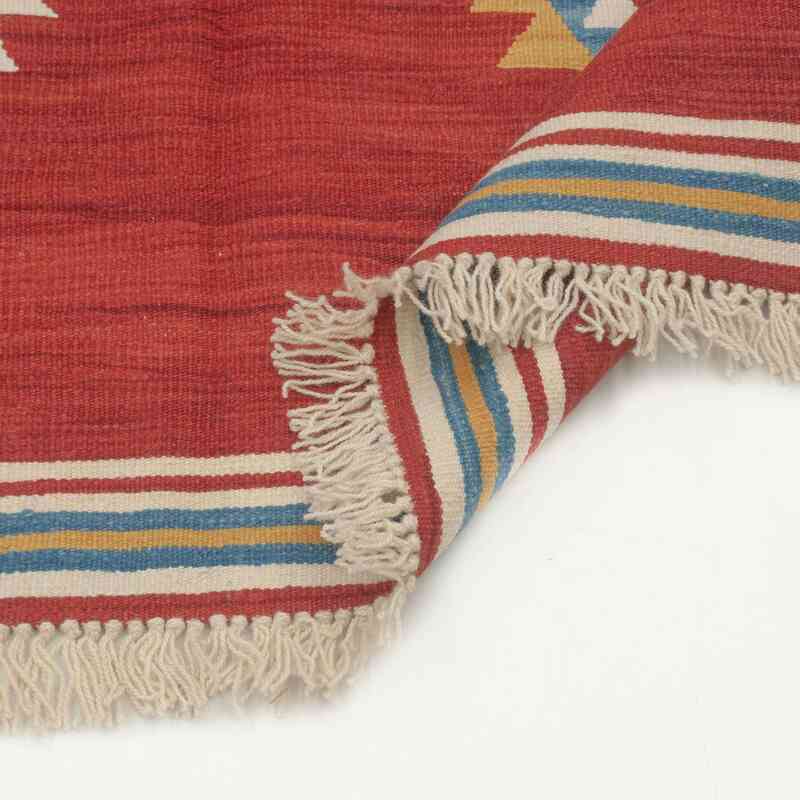 Kırmızı Yeni El Dokuma Kilim - K0043361