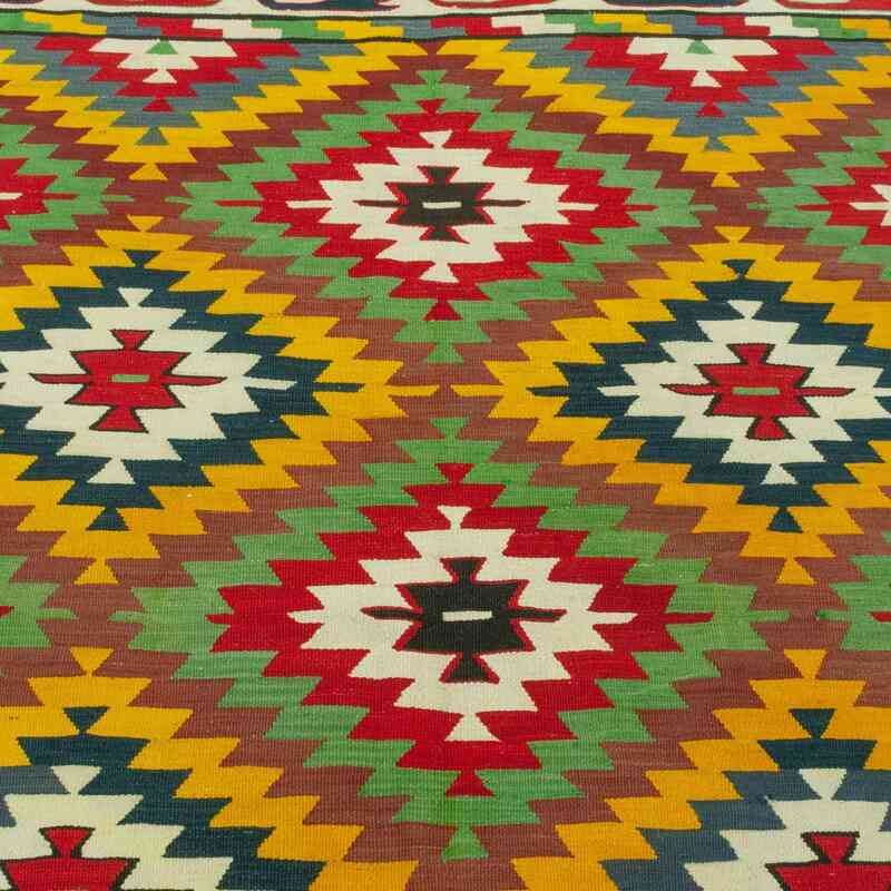 Çok Renkli Manastır Kilimi - 122 cm x 183 cm - K0043625