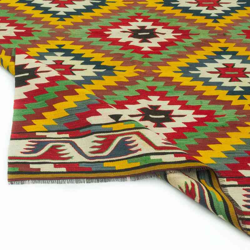 Çok Renkli Manastır Kilimi - 122 cm x 183 cm - K0043625