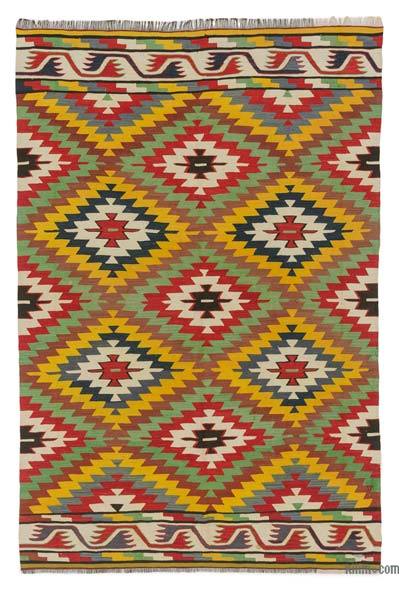 Çok Renkli Manastır Kilimi - 122 cm x 183 cm