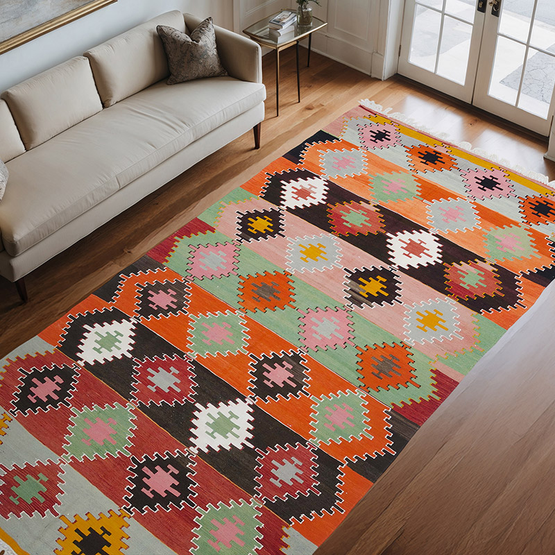Multicolor Kilim Sivas Vintage - 180 cm x 333 cm - K0044434