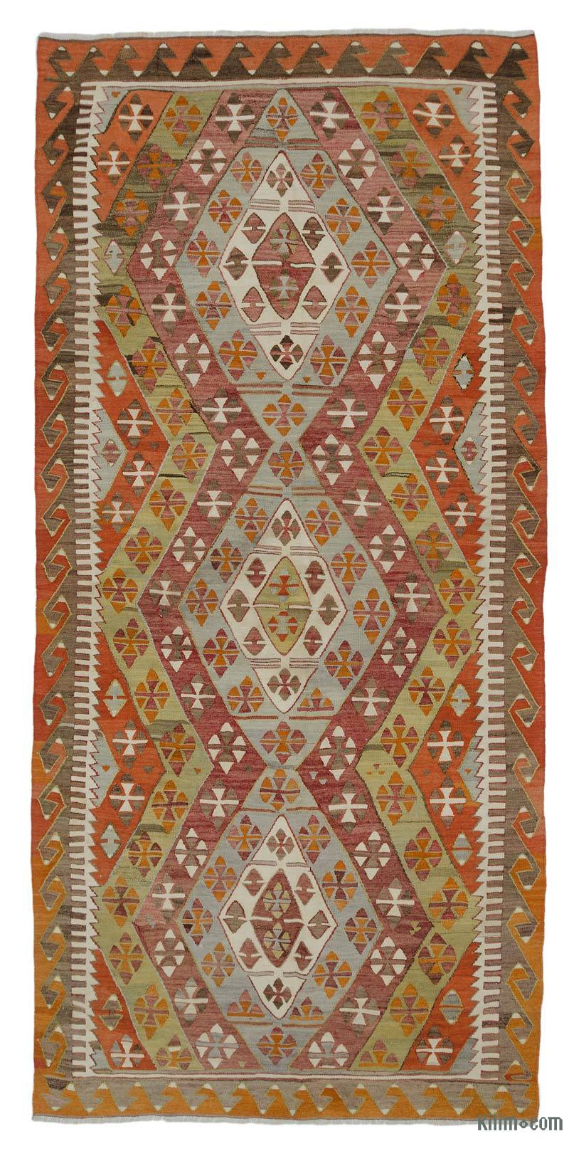 Alfombra Vintage Konya Kilim - 151 cm x 322 cm - K0044473