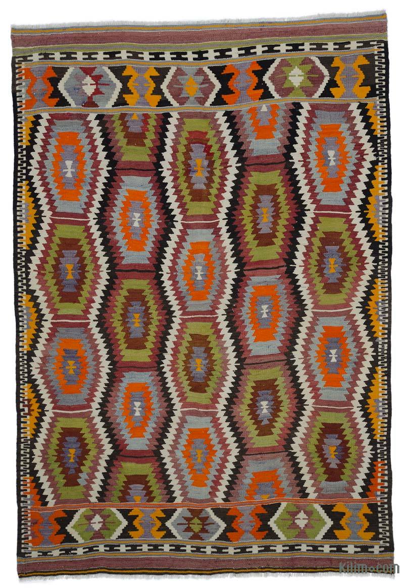 Multicolor Alfombra Vintage Antalya Kilim - 169 cm x 252 cm - K0044504