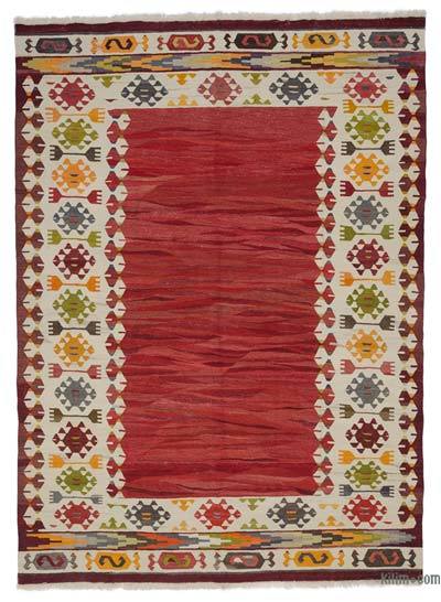Kırmızı Yeni El Dokuma Kilim