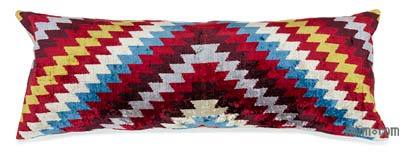 Velvet Ikat Pillow Cover - 3' 3" x 1' 3" (39" x 15")