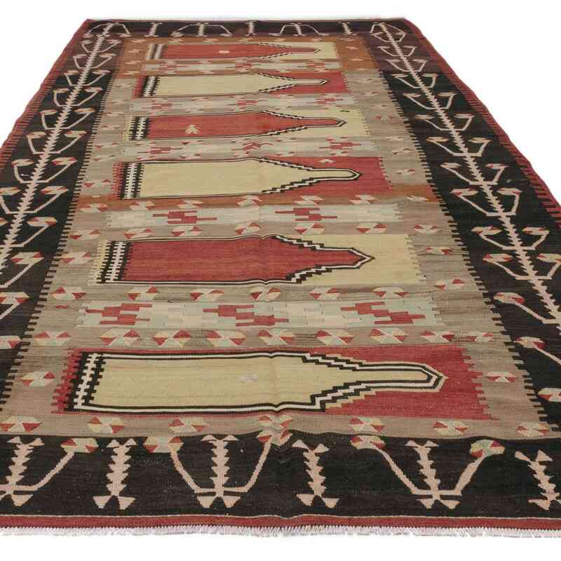 Çok Renkli Sivas Kilimi - 168 cm x 364 cm - K0047059