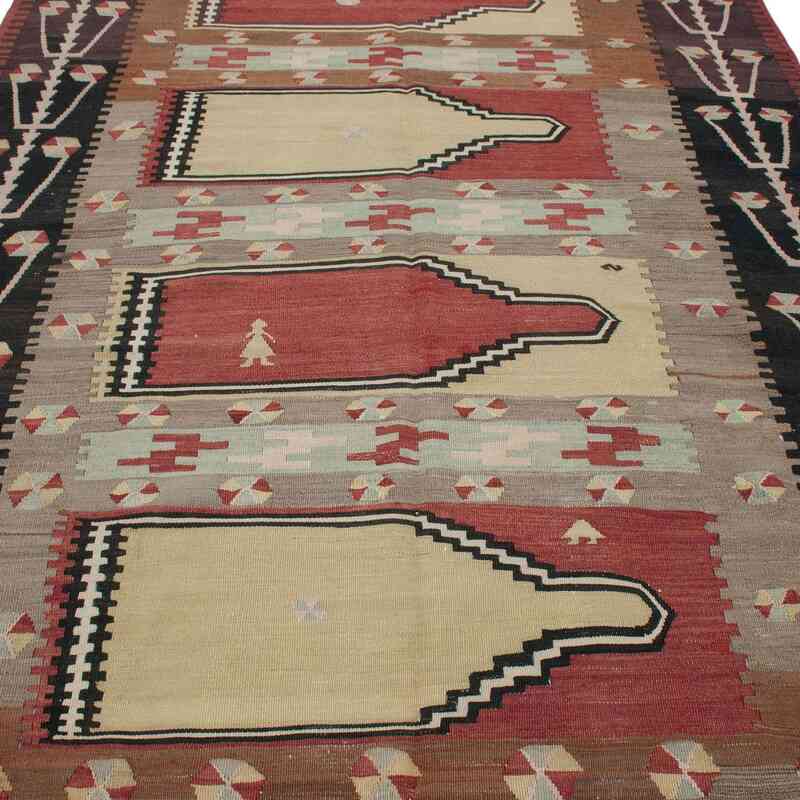 Çok Renkli Sivas Kilimi - 168 cm x 364 cm - K0047059