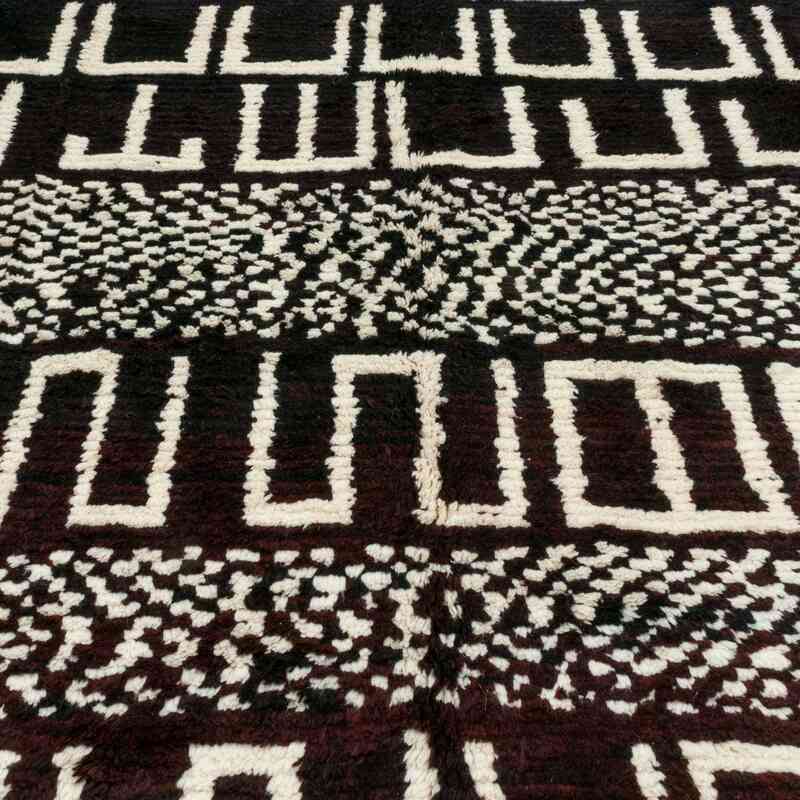 New Moroccan Style Hand-Knotted Tulu Rug - 8' 3" x 10' 9" (99" x 129") - K0047148