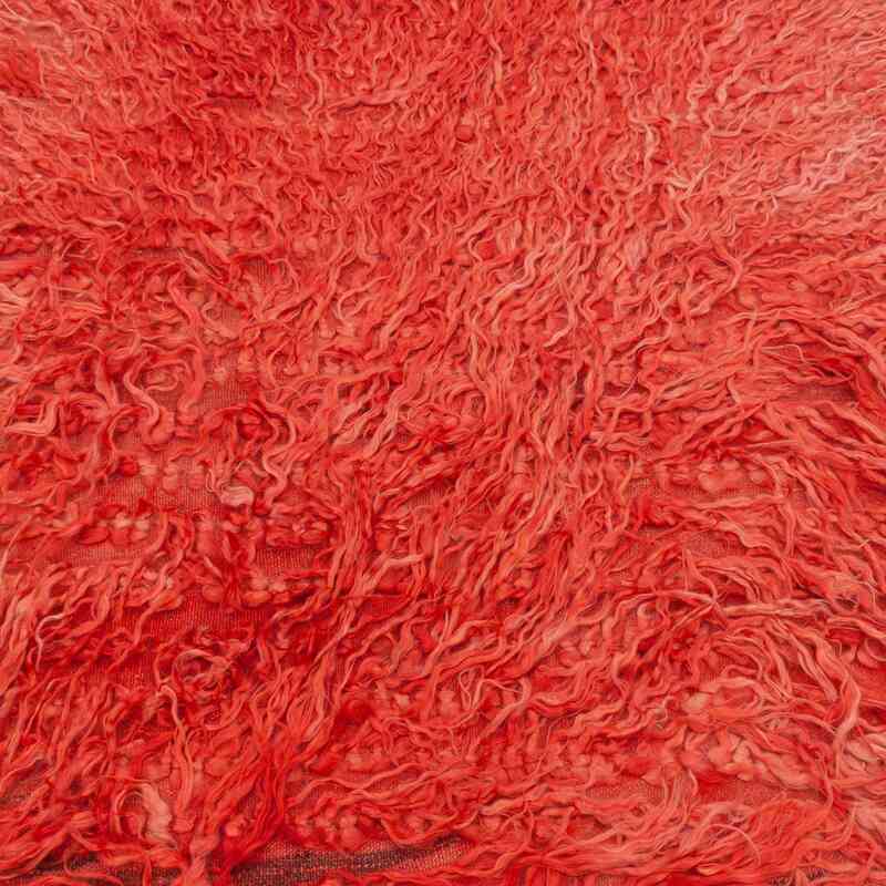 Kırmızı Vintage Anadolu Tülü - 95 cm x 168 cm - K0047843