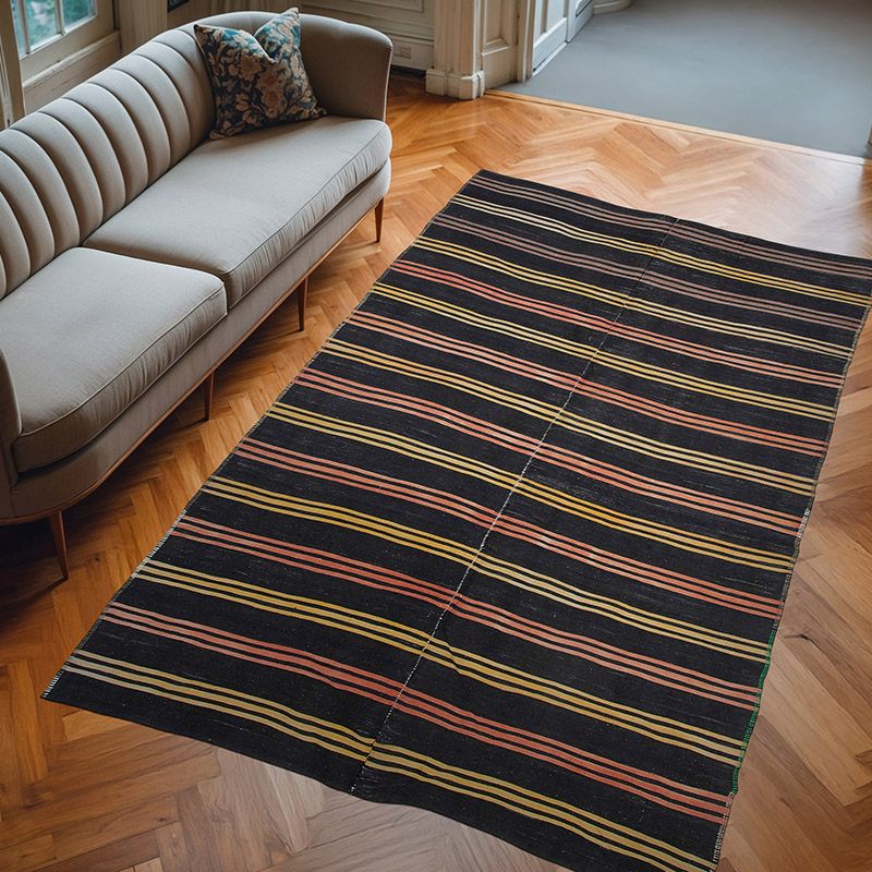 Vintage Anadolu Kilim - 198 cm x 307 cm - K0047875