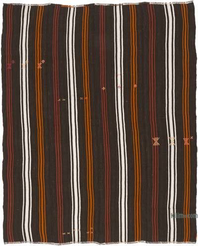Vintage Anatolian Kilim Rug - 7' 1" x 8' 10" (85" x 106")