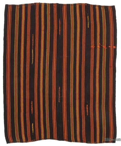 Vintage Anatolian Kilim Rug - 5' 10" x 7' 1" (70" x 85")