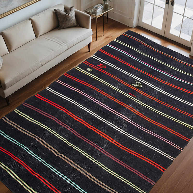 Vintage Anadolu Kilim - 213 cm x 323 cm - K0047975