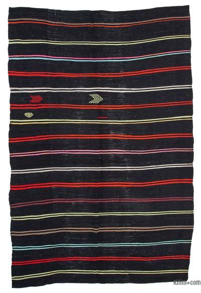 Vintage Anatolian Kilim Rug - 7'  x 10' 7" (84" x 127")