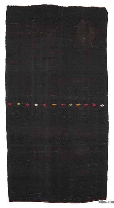 Vintage Anatolian Kilim Rug - 6' 5" x 12' 6" (77" x 150")